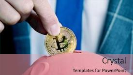  Presentation with close up of young girls - Presentation design enhanced with insert - closeup of a young caucasian background and a coral colored foreground