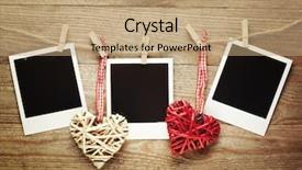  Presentation with vintage christmas - PPT layouts featuring vintage photo frames decorated background and a  colored foreground