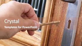  Presentation with biofuels biomass boiler house - Presentation theme having inserting a key background and a coral colored foreground