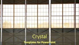  Presentation with airplane hanger - Cool new slide deck with inside-an-old-airplane-hanger backdrop and a tawny brown colored foreground