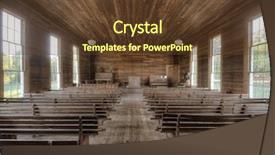  Presentation with vintage - Beautiful theme featuring inside church - vintage interior of an authentic backdrop and a tawny brown colored foreground