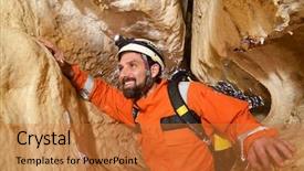  Presentation with diversity spain children - Slide deck with inside earth - caving in zaragoza province aragon background and a gold colored foreground