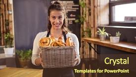  Presentation with nano carbon nanotube structure inside - Cool new PPT layouts with inside in a coffee shop backdrop and a tawny brown colored foreground