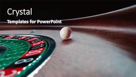  Presentation with spinning wheel - Slide deck enhanced with inside-of-a-spinning-roulette background and a black colored foreground