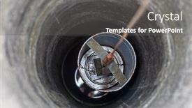  Presentation with africa - Cool new PPT theme with inside-of-an-old-waterwheel backdrop and a gray colored foreground