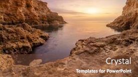  Presentation with beautiful nature - Colorful slide deck enhanced with inside-of-mainsail-beautiful-nature backdrop and a tawny brown colored foreground