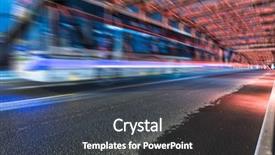  Presentation with china shanghai - Slide set enhanced with inside of the garden bridge background and a dark gray colored foreground