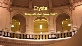  Presentation with austin texas - Audience pleasing slide set consisting of inside of the texas state backdrop and a tawny brown colored foreground