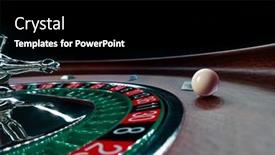  Presentation with roulette wheel - Audience pleasing presentation design consisting of inside-the-roulette-wheel-close backdrop and a black colored foreground