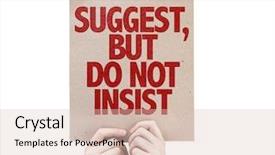  Presentation with skin care natural yellow and white - Slide deck featuring speech persuade - suggest but do not insist background and a lemonade colored foreground