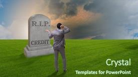  Presentation with difficulty - Amazing PPT layouts having insolvency - insolvent businessman having difficulty raising backdrop and a tawny brown colored foreground
