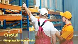  Presentation with warehouse - Presentation enhanced with wonderful platinum millennium modern bokeh abstract glitter and sparkle light background background and a gray colored foreground