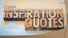  Presentation with inspiration - Colorful slide deck enhanced with inspiration-quotes-word-abstract backdrop and a lemonade colored foreground