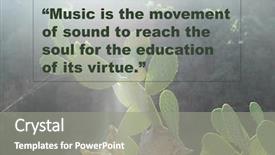  Presentation with ancient greek - Presentation theme with inspirational quote by ancient greek background and a gray colored foreground