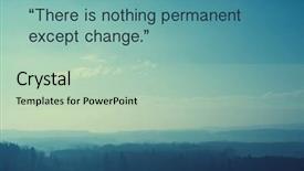  Presentation with ancient greek - Slide deck with inspirational quote by ancient greek background and a mint green colored foreground