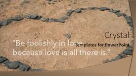  Presentation with philosopher - Colorful presentation theme enhanced with inspirational-quote-by-ancient-greek backdrop and a coral colored foreground