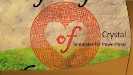  Presentation with vintage retro - Beautiful PPT theme featuring inspirational quote by unknown author backdrop and a coral colored foreground