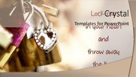  Presentation with lock key - Theme having inspirational quotes - love padlocks on a paris background and a lemonade colored foreground