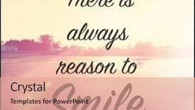  Presentation with inspirational - Colorful PPT layouts enhanced with inspirational typographic quote - there is backdrop and a coral colored foreground