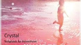  Presentation with inspirational - Slide deck with inspirational typographic quote - don't be afraid to wander background and a coral colored foreground