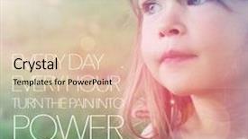  Presentation with inspirational - Presentation design having turn the pain into power background and a lemonade colored foreground