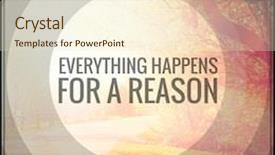  Presentation with everything - Audience pleasing PPT layouts consisting of inspirational typographic quote - everything backdrop and a soft green colored foreground