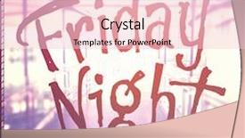  Presentation with quote - Beautiful slide set featuring inspirational typographic quote - friday night backdrop and a lemonade colored foreground