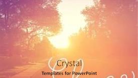  Presentation with inspirational - Beautiful presentation theme featuring inspirational typographic quote - love backdrop and a coral colored foreground