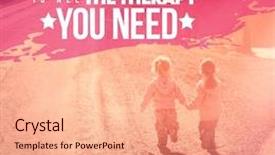  Presentation with inspirational - Cool new slide deck with inspirational typographic quote - sometimes having coffee with your friend is all the therapy you need backdrop and a coral colored foreground