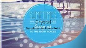  Presentation with quote - Audience pleasing slide set consisting of inspirational typographic quote - sometimes the wrong choices bring us to the right places backdrop and a light blue colored foreground