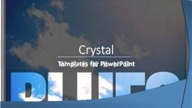  Presentation with inspirational - Cool new presentation theme with inspirational-typographic-quote-weekend-blues backdrop and a dark gray colored foreground