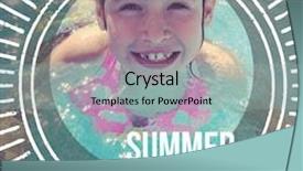  Presentation with inspirational - Presentation having inspirational typographic quote - with instagram effect background and a light blue colored foreground