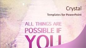  Presentation with lighting effects - Colorful slide deck enhanced with inspirational typographic quote with lighting backdrop and a cream colored foreground