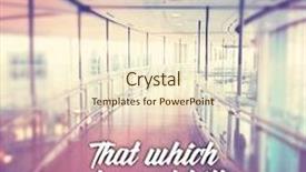  Presentation with quote - PPT theme enhanced with inspirational typographic quote - that which does not kill us makes us stronger background and a cream colored foreground