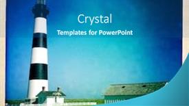  Presentation with north carolina - Presentation theme with instagram filtered image of the bodie lighthouse outer banks north carolina background and a ocean colored foreground
