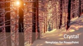  Presentation with happy new year - Slides with instagram toning effect happy new background and a coral colored foreground