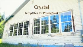  Presentation with old vs new - PPT layouts featuring installed on an old schoolhouse background and a cream colored foreground