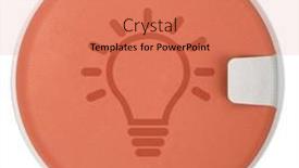  Presentation with creative thinking - Slides enhanced with instant-idea-abstract-creative-thinking background and a coral colored foreground