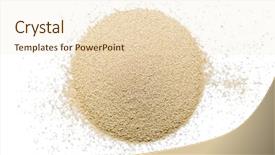  Presentation with yeast - Cool new PPT theme with instant yeast on white background backdrop and a lemonade colored foreground