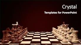  Presentation with board game - Theme having view to solar power plant background and a gold colored foreground.