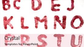  Presentation with introduction letter - Amazing presentation theme having instinal - jam initials letter alphabet backdrop and a  colored foreground