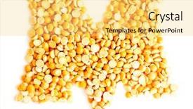  Presentation with introduction letter - PPT theme with instinal - peas initials letter m background and a  colored foreground