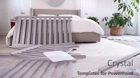  Presentation with components - Presentation theme with instructions-and-components-for-self background and a light gray colored foreground