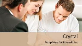  Presentation with car sales - Audience pleasing slides consisting of insurance - sales situation in a car backdrop and a lemonade colored foreground