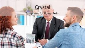  Presentation with insurance - Amazing slide deck having insurance agent showing calculator backdrop and a lemonade colored foreground