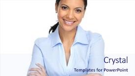  Presentation with insurance - Beautiful presentation featuring insurance job - beautiful asian business woman backdrop and a sky blue colored foreground