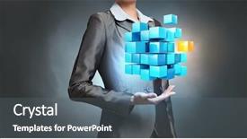  Presentation with technology - Cool new slide deck with integrate technolovy - modern technology integration concept backdrop and a gray colored foreground