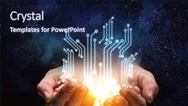  Presentation with wuhan fiberhome international technologies phils. - Amazing theme having integrated science - integrating the technologies backdrop and a navy blue colored foreground