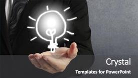  Presentation with property - PPT theme enhanced with scoop with protein powder on the table background and a gray colored foreground.