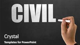  Presentation with civil law - Presentation enhanced with intellectual property law - civil background and a dark gray colored foreground